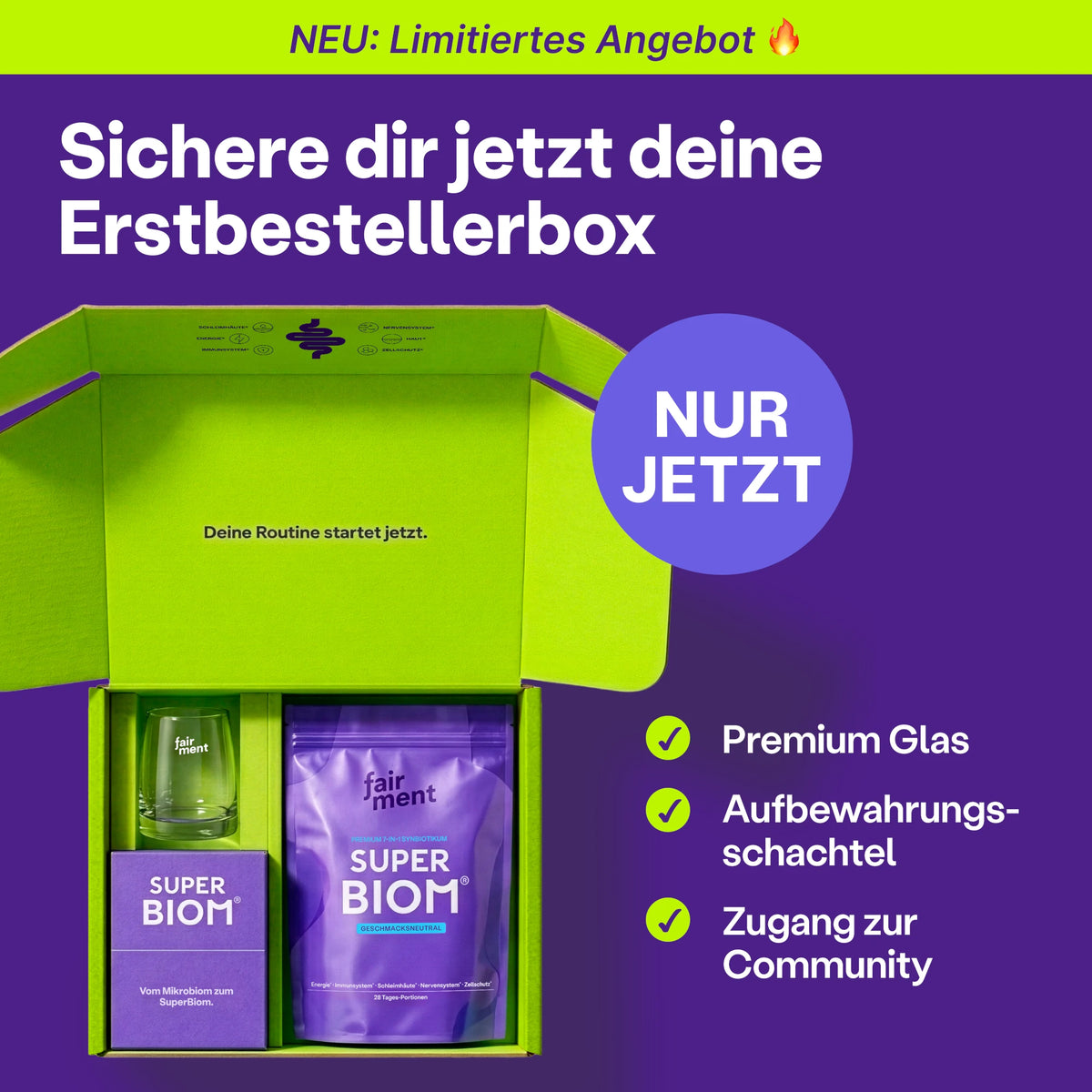 SuperBiom® - 3+1 Synbiotikum