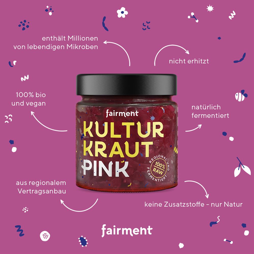 Rohkost, fairment, fermentiertes Kraut, Sauerkraut, Rotkohl, fermentierte Lebensmittel, fermentation, probiotisch, Kraut, Kultur Kraut