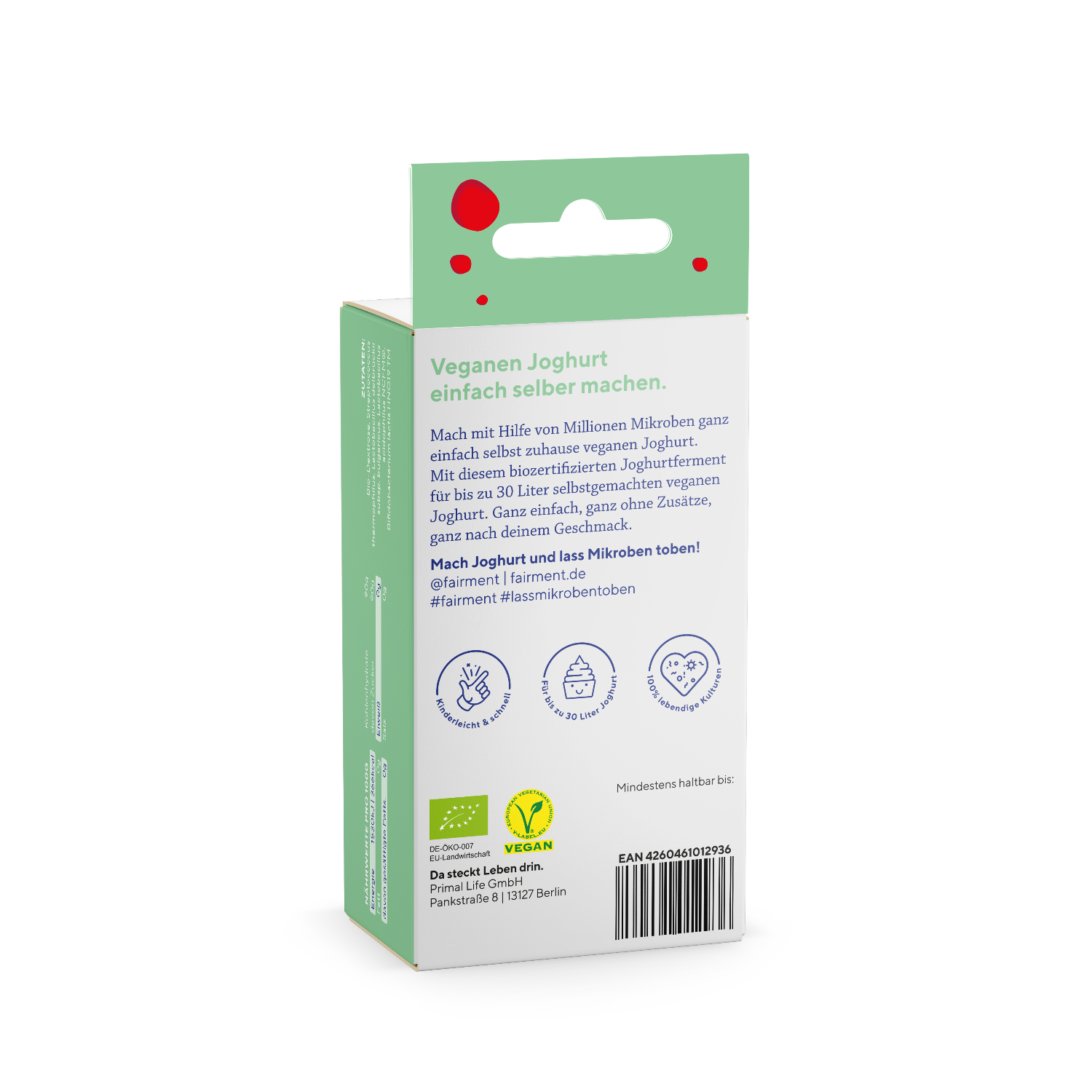 Bio Joghurt Kulturen Set: vegan & natur (2 x 15g)