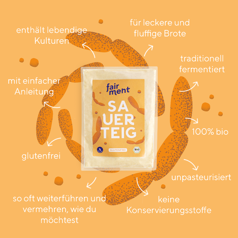Bio Sauerteig Starter glutenfrei (150g) - verkürztes MHD