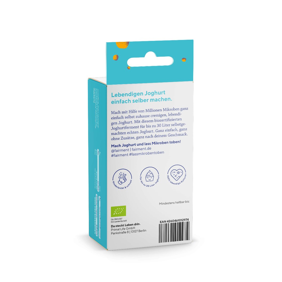 Bio Joghurt Kulturen Set: vegan & natur (2 x 15g)