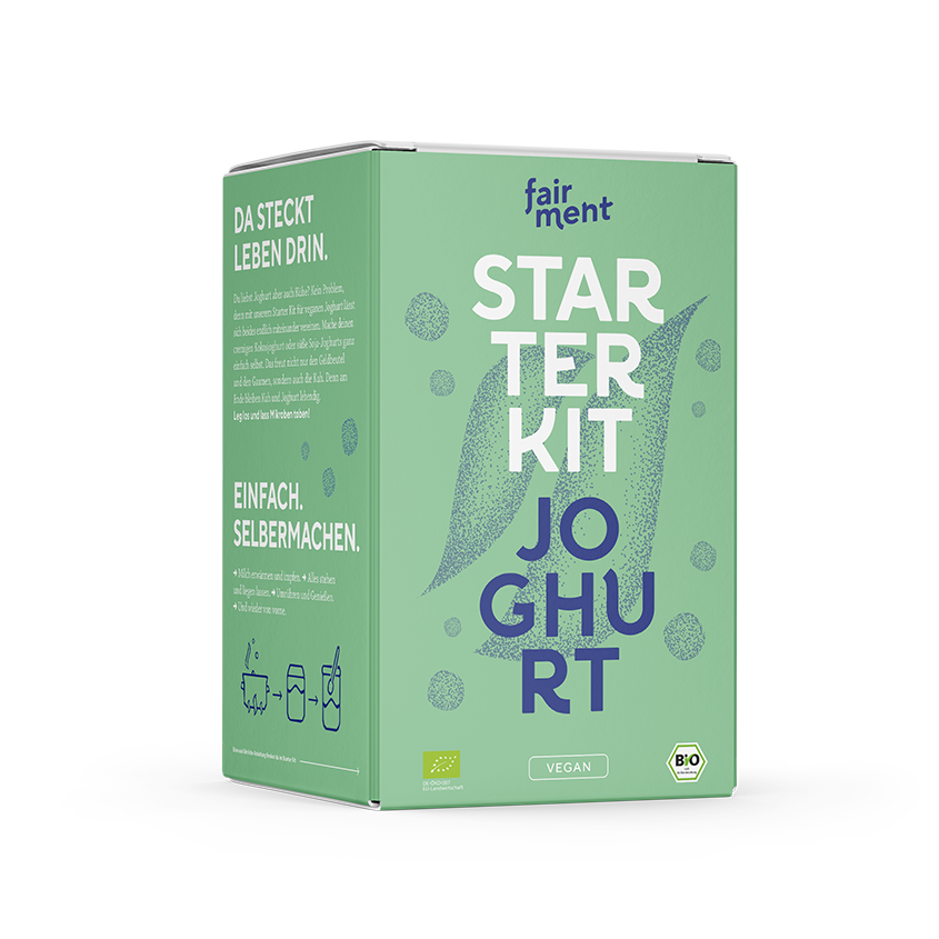 Joghurt Starter Kit mit Joghurtbereiter - veganen Joghurt selber machen