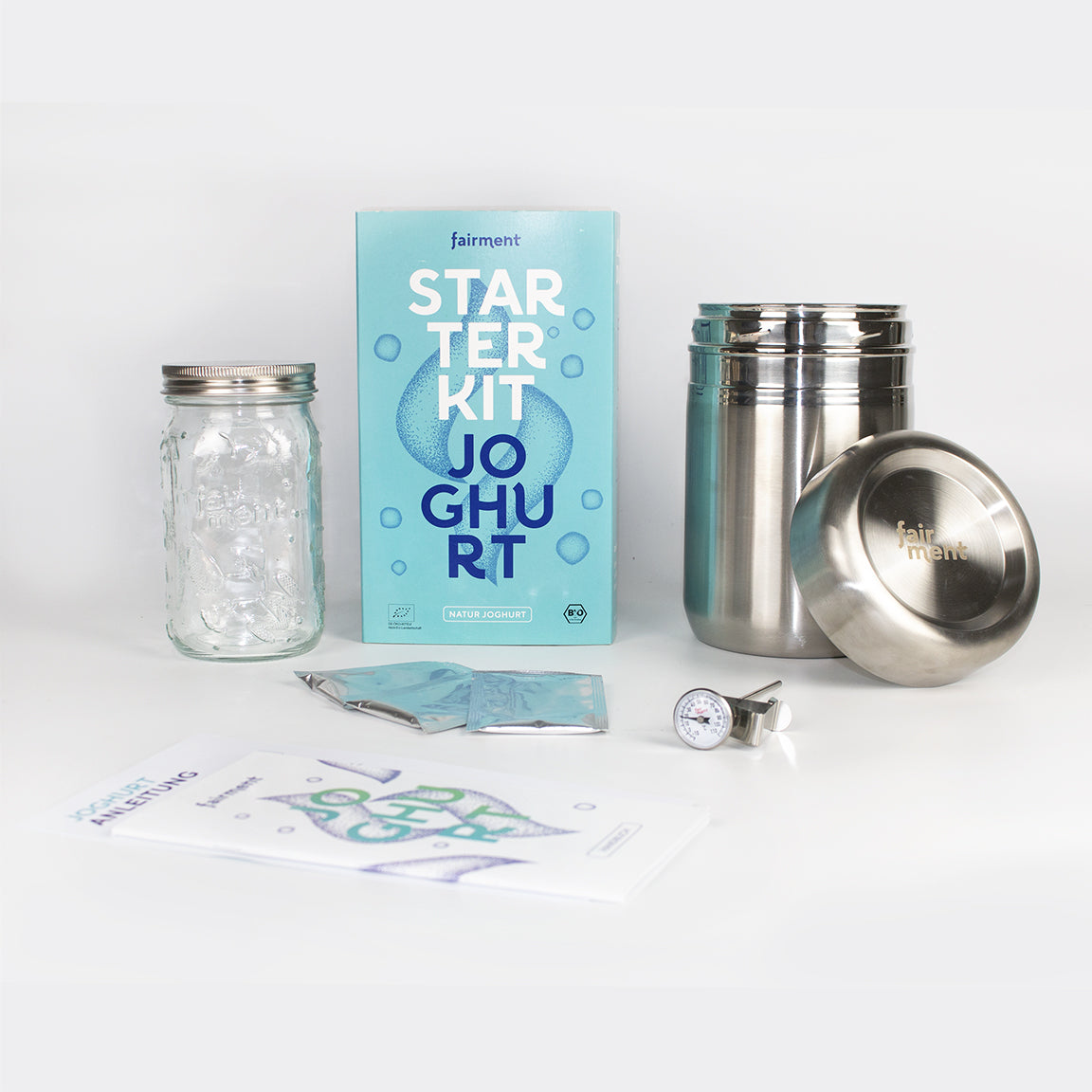 Joghurt Starter Kit mit Joghurtbereiter - Bio Joghurt selber machen