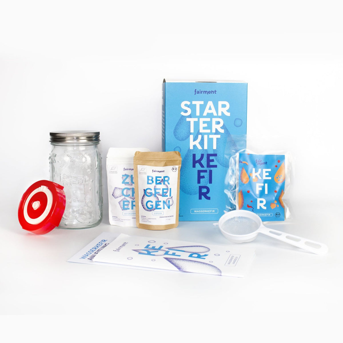 Wasserkefir Starter Kit - Bio Wasserkefir selber machen