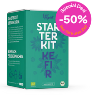 Milchkefir Starter Kit - Bio Milchkefir selbermachen (verkürztes MHD)