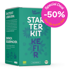 Milchkefir Starter Kit - Bio Milchkefir selbermachen (verkürztes MHD)