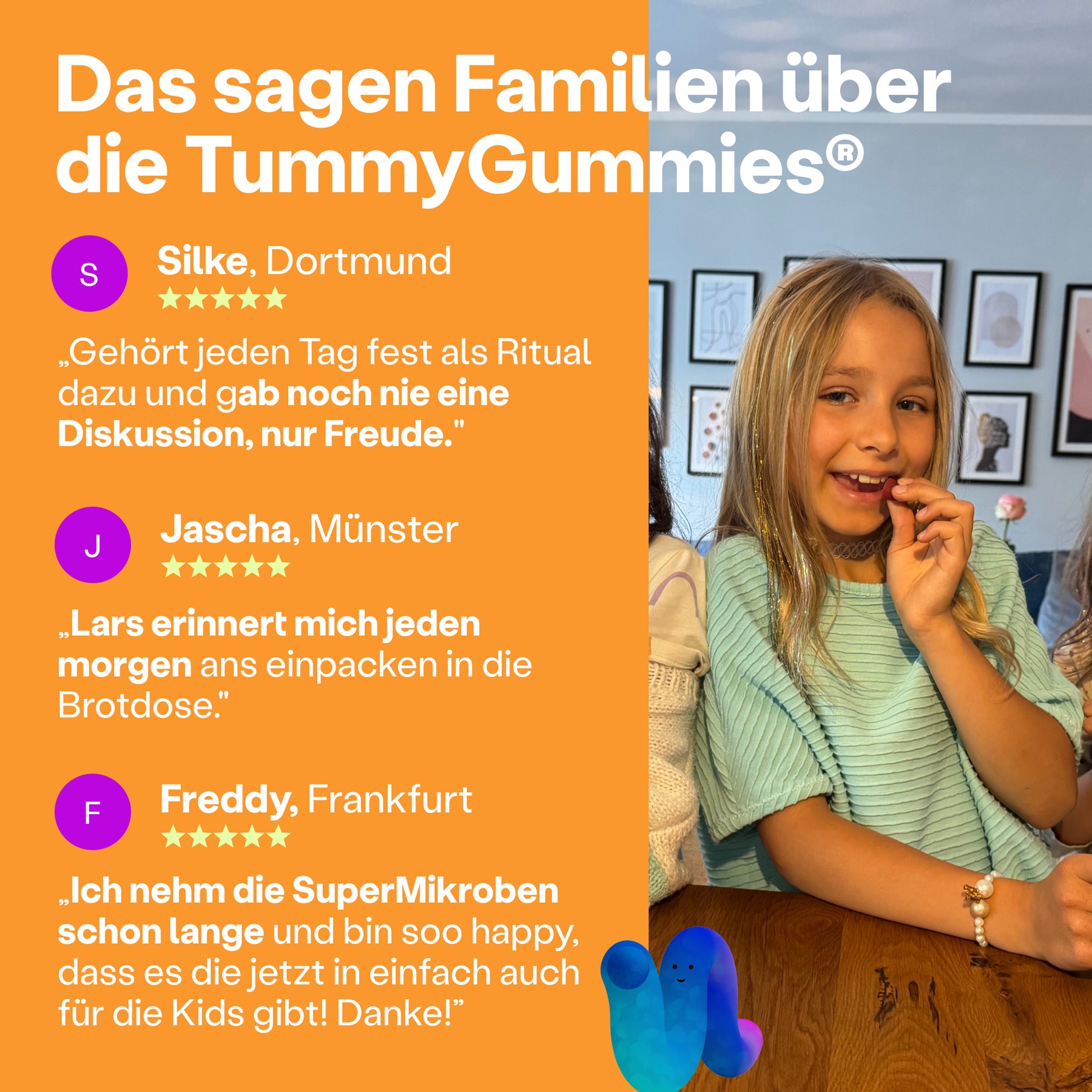 TummyGummies® – Premium Biotika für die ganze Familie