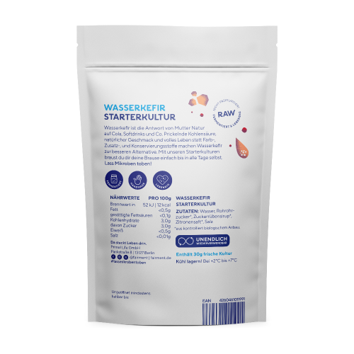 Bio Wasserkefir Kristalle (30 g)