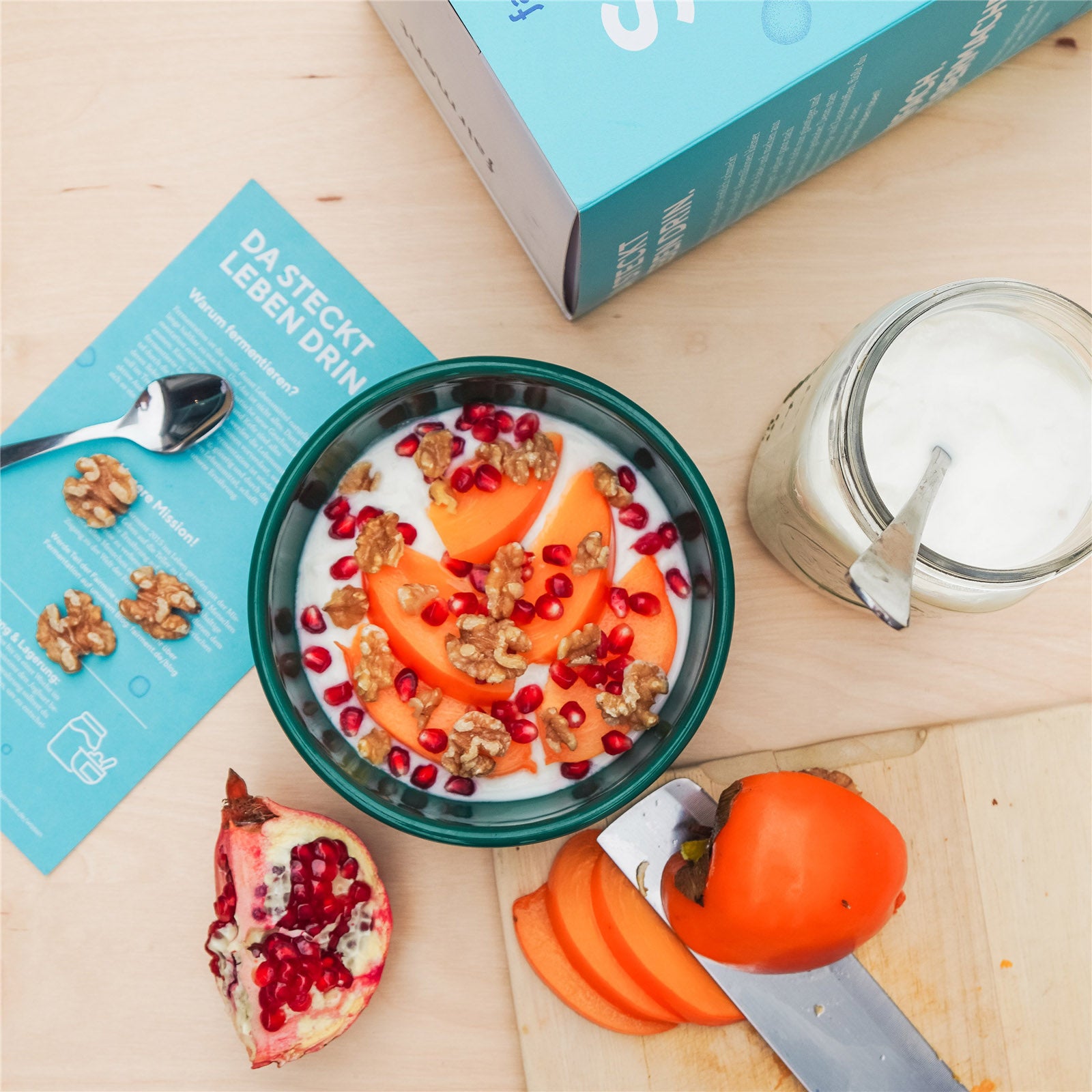 Joghurt Starter Kit mit Joghurtbereiter -  Bio Joghurt selber machen