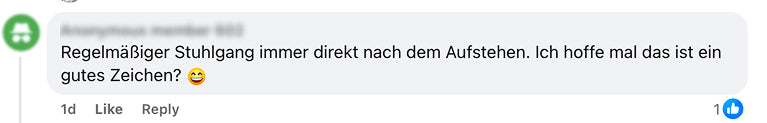 Nachricht aus der SuperBiom-Facebook-Community
